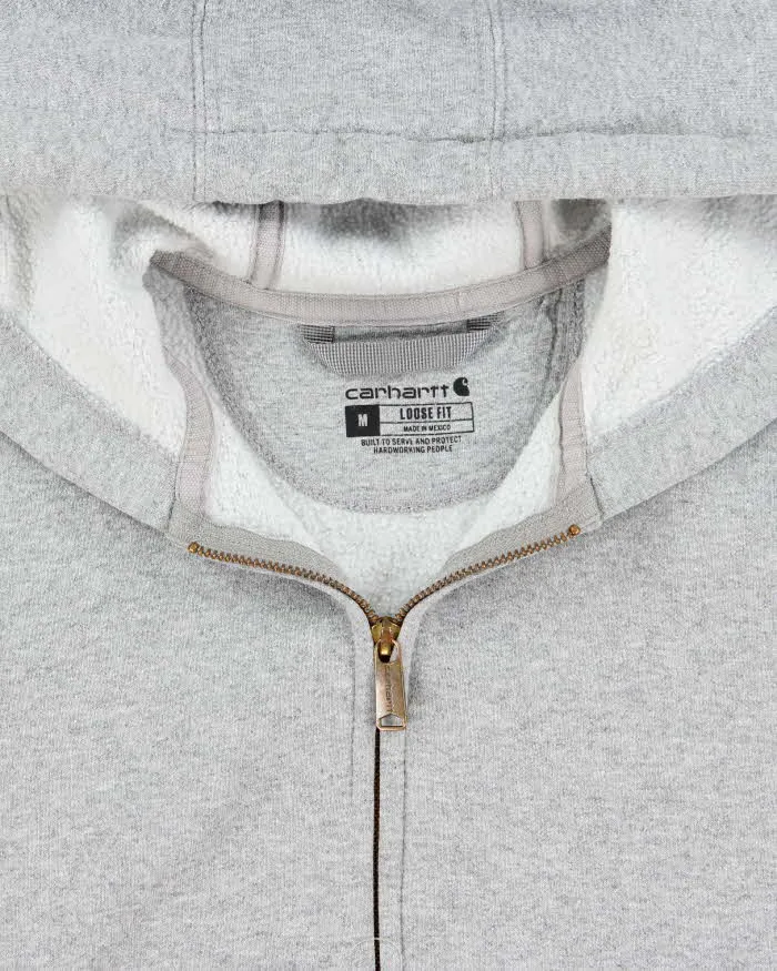Vintage Carhartt Marl Grey Midweight Loose Fit Zip-Up Hoodie - M sold by Rokit product image thumbnail 5