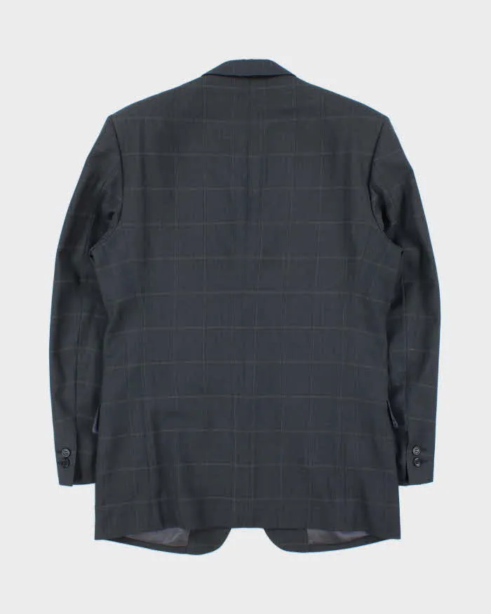 Vintage 1980s Yves Saint Laurent Check Wool Single Breasted Blazer - M sold by Rokit product image thumbnail 2
