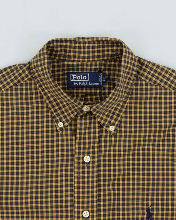 Vintage 1990s Ralph Lauren Oversized Checked Long Sleeve Shirt - L sold by Rokit product image thumbnail 5