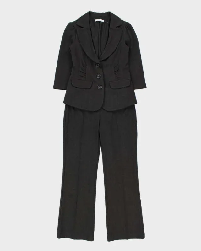 Vintage Y2k 2000s Ricki's 3/4 Length Sleeve Bootleg 2-piece Suit - S made by Rokit