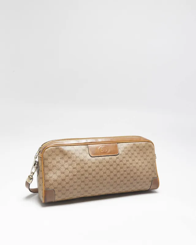 Vintage 1980s Gucci Monogram Crossbody Bag made by Gucci