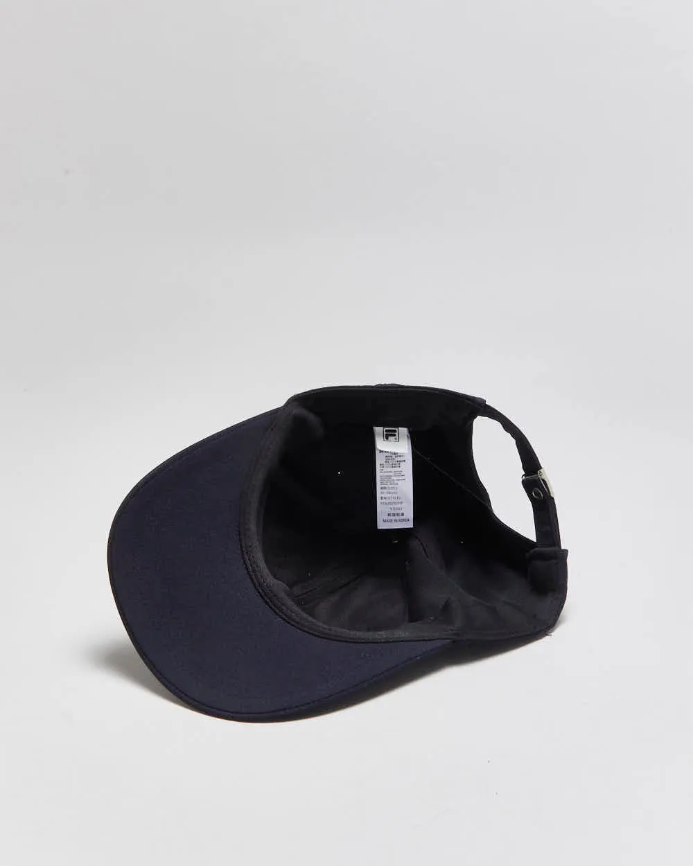 Vintage Y2K 00s Fila Italian Heritage Navy Embroidered Baseball Cap - M/L sold by Rokit product image thumbnail 5