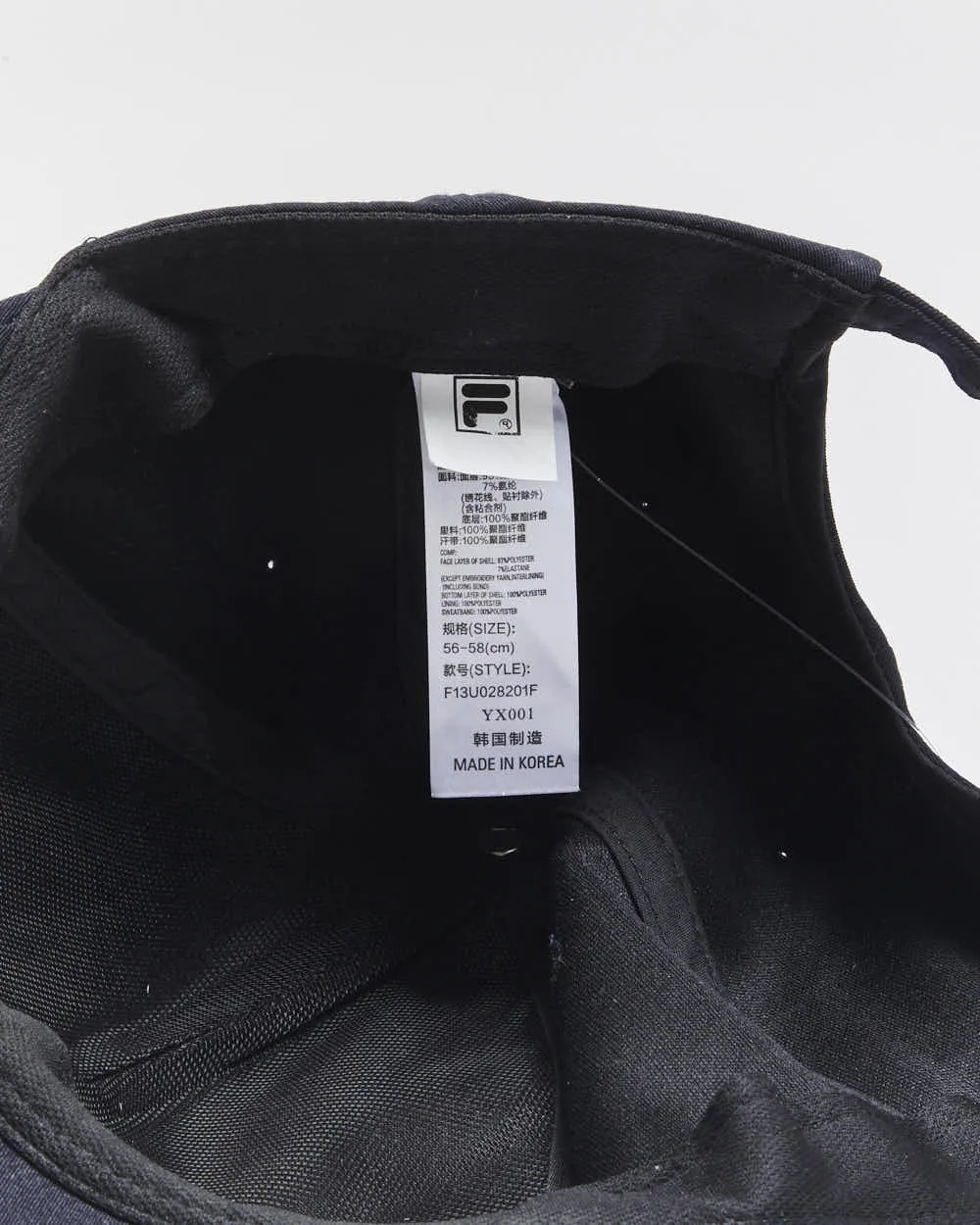 Vintage Y2K 00s Fila Italian Heritage Navy Embroidered Baseball Cap - M/L sold by Rokit product image thumbnail 4