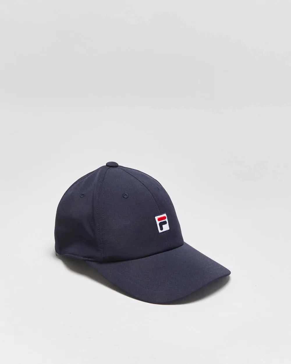 Vintage Y2K 00s Fila Italian Heritage Navy Embroidered Baseball Cap - M/L sold by Rokit