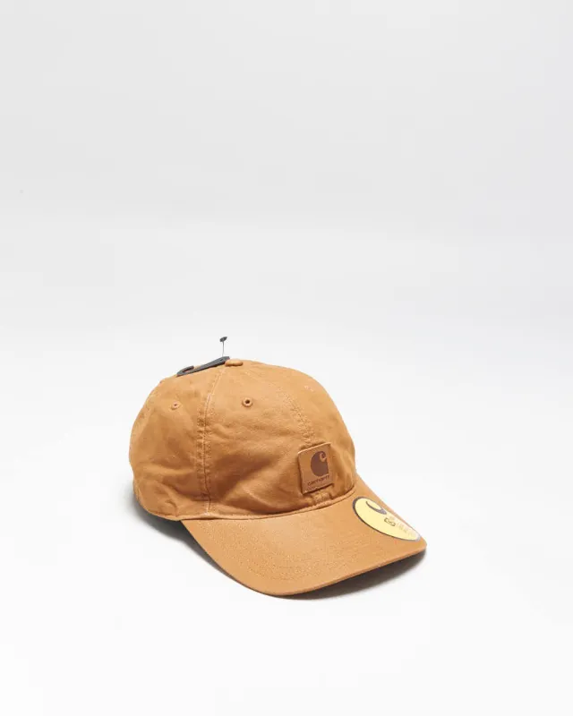 DS Vintage Carhartt Force Odessa Tan Canvas Velcro Baseball Cap - OS made by Carhartt