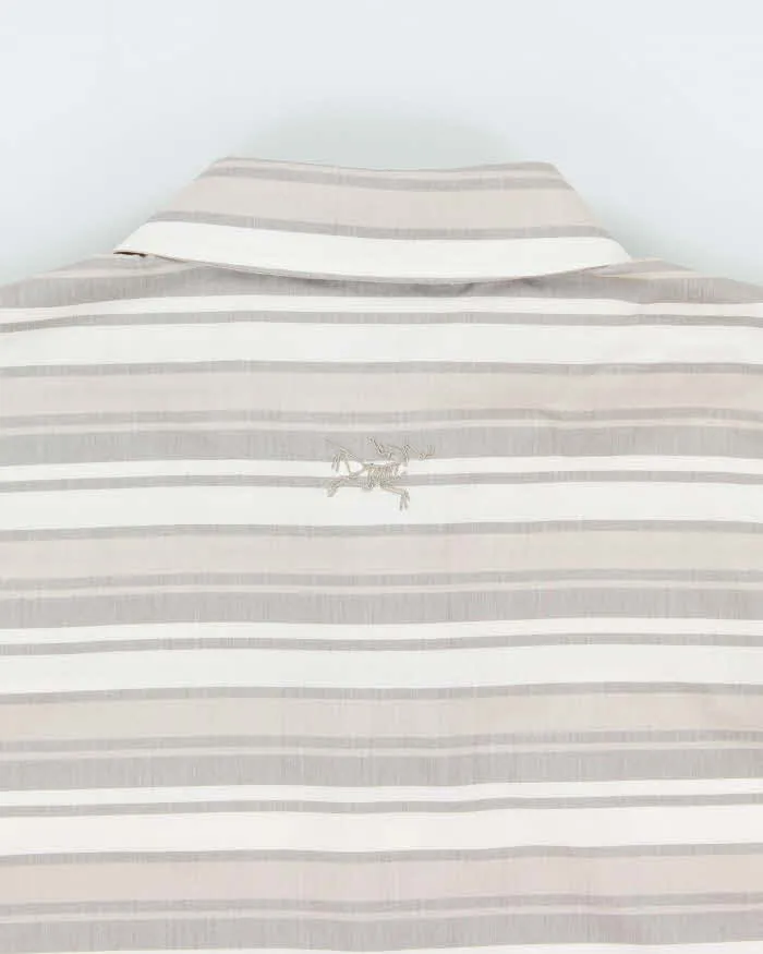 Vintage Arc'teryx Striped Short Sleeve Shirt - L sold by Rokit product image thumbnail 4