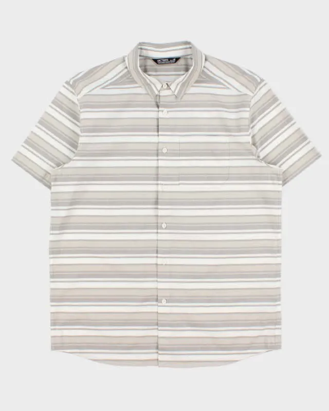 Vintage Arc'teryx Striped Short Sleeve Shirt - L made by Arc'teryx