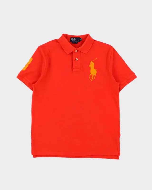 Vintage Y2K 00s Polo Ralph Lauren Big Pony Custom Fit Short Sleeve Polo Shirt - M made by Ralph Lauren