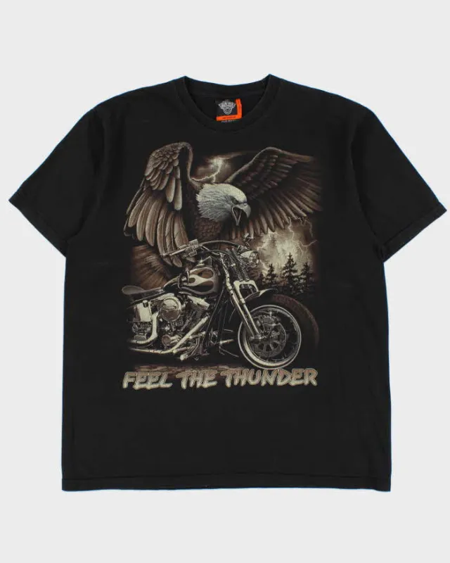 Vintage 1990s Rock Eagle Feel The Thunder Single Stitch T-shirt - XL made by Rokit