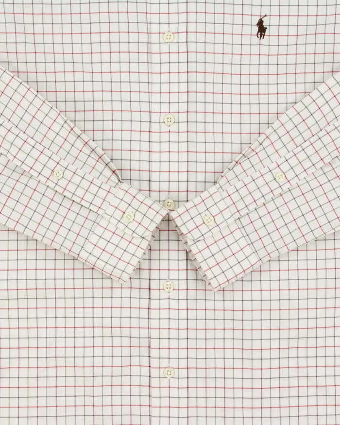 Vintage Y2K 00s Ralph Lauren Windowpane Check Custom Fit Long Sleeve Shirt - S sold by Rokit product image thumbnail 4