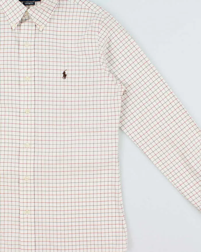 Vintage Y2K 00s Ralph Lauren Windowpane Check Custom Fit Long Sleeve Shirt - S sold by Rokit product image thumbnail 3