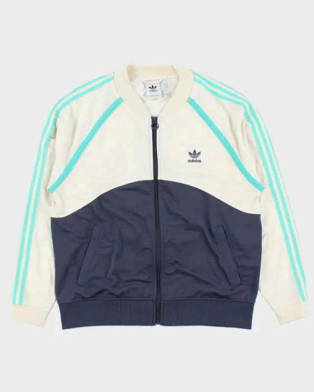 Vintage Adidas Originals Colour Block Victory Track Bomber Jacket - M made by Adidas