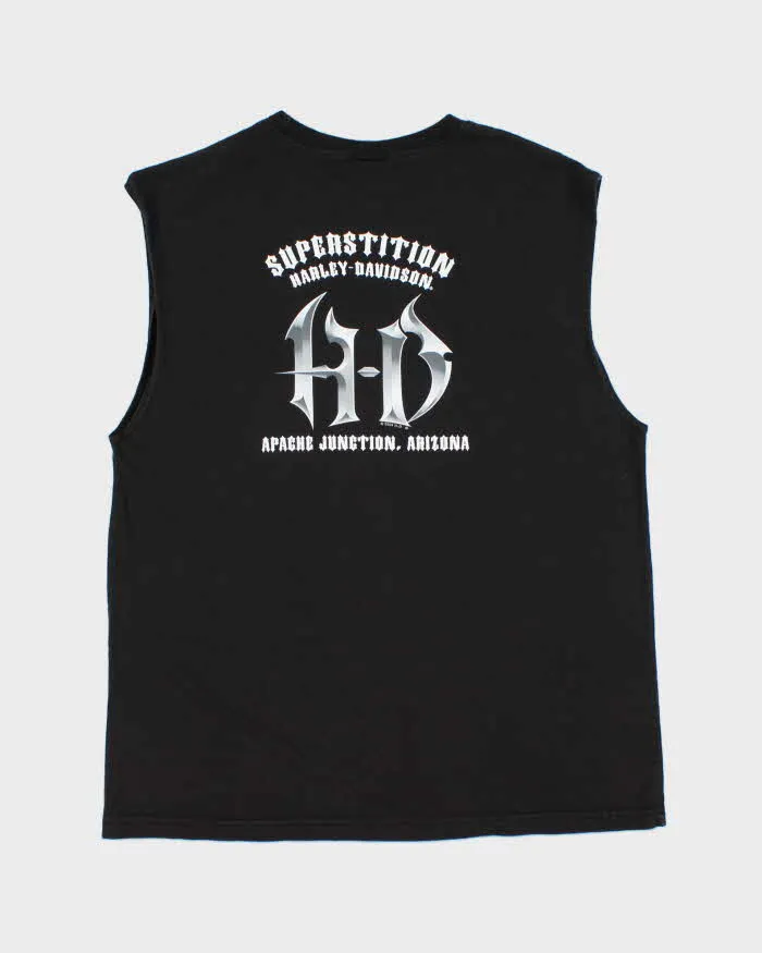 Vintage 2005 Y2K Harley Davidson 'Superstition Apache Arizona' Heavyweight Sleeveless T-Shirt - XL sold by Rokit product image thumbnail 2