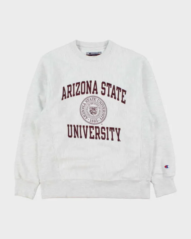 Vintage 1990s Champion Reverse Weave Arizona State Crewneck Sweatshirt - S made by Champion