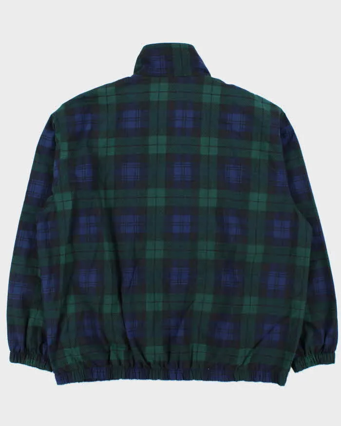 Vintage 1990s Ralph Lauren Chaps Tartan Soft Shell Harrington Windbreaker Jacket - L sold by Rokit product image thumbnail 2