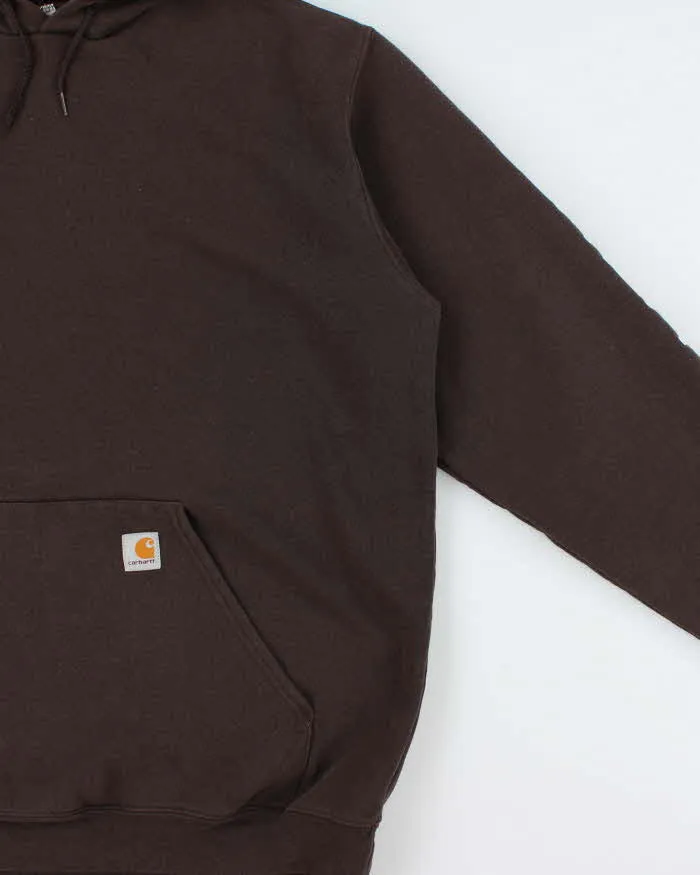 Vintage Carhartt DKB Midweight Sleeve Logo Loose Fit Pullover Hoodie - XL sold by Rokit product image thumbnail 3