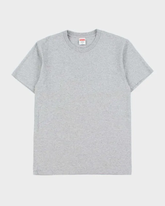 Vintage Supreme Made In USA Blank Heavyweight Crewneck T-shirt - M made by Supreme