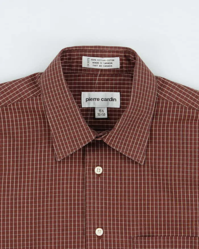 Vintage Pierre Cardin Checked Long Sleeve Shirt - L sold by Rokit product image thumbnail 5