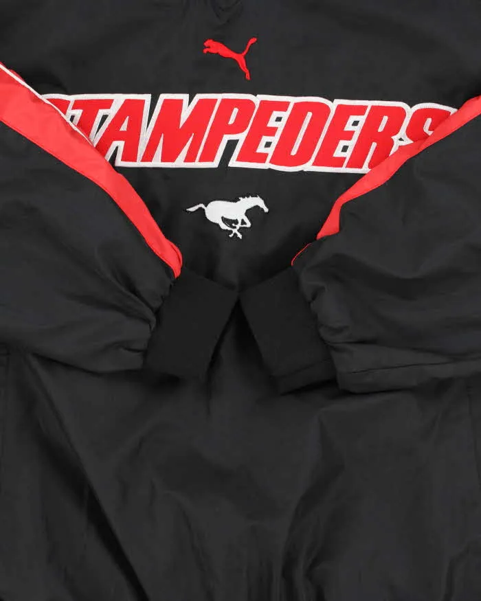Vintage 1990s Puma Calgary Stampeders CFL Shell Pullover Training Jacket - L sold by Rokit product image thumbnail 4
