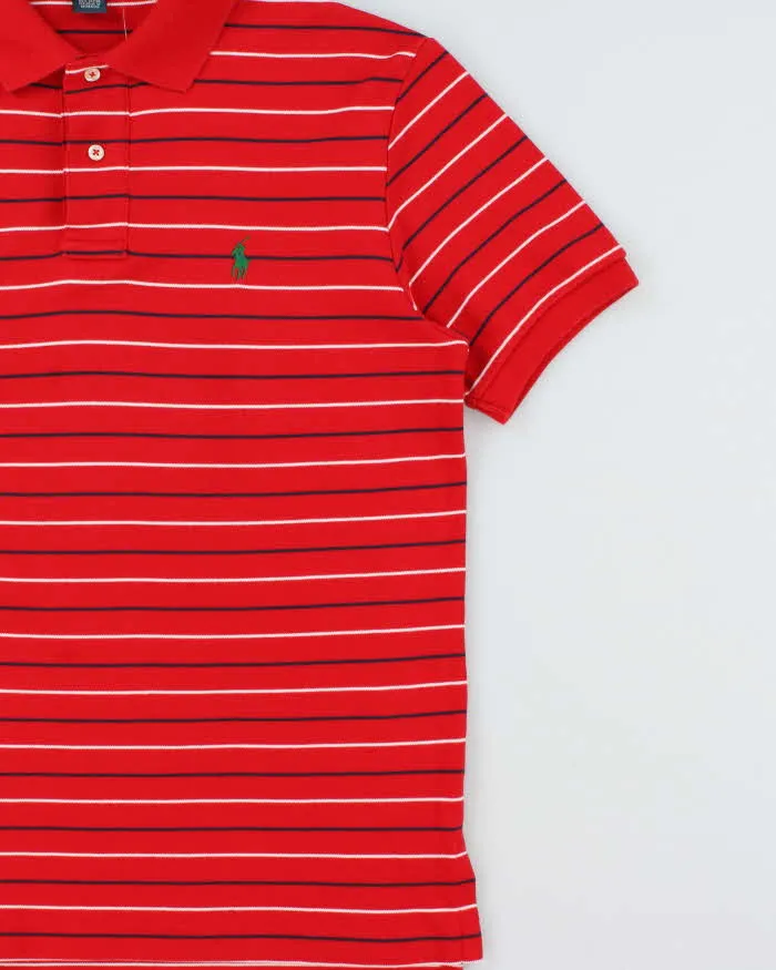 Vintage Y2K 00s Polo Ralph Lauren Striped Short Sleeve Polo Shirt - S sold by Rokit product image thumbnail 3