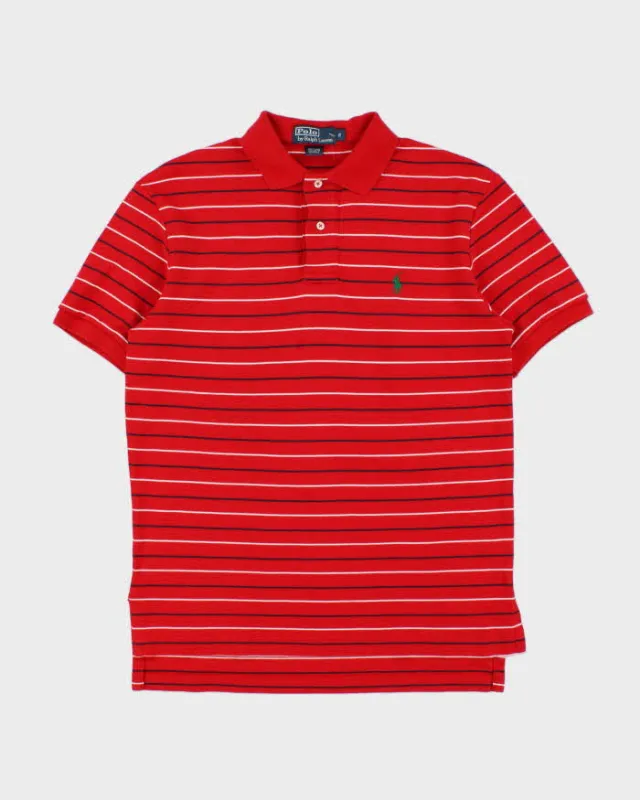 Vintage Y2K 00s Polo Ralph Lauren Striped Short Sleeve Polo Shirt - S made by Ralph Lauren