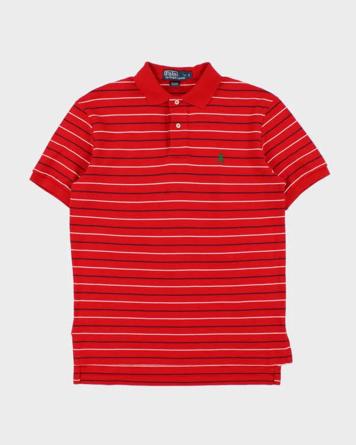 Vintage Y2K 00s Polo Ralph Lauren Striped Short Sleeve Polo Shirt - S sold by Rokit