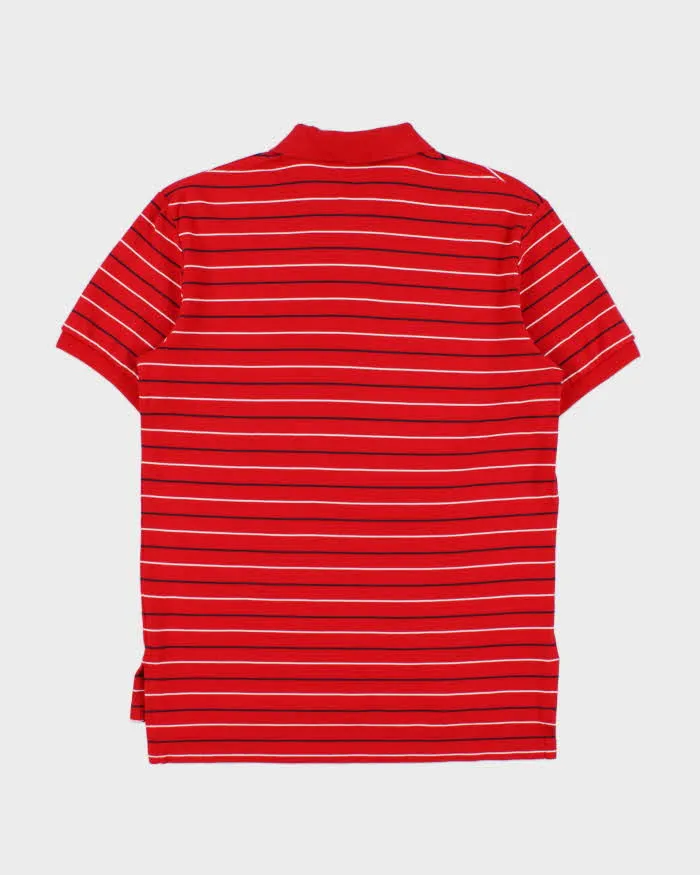 Vintage Y2K 00s Polo Ralph Lauren Striped Short Sleeve Polo Shirt - S sold by Rokit product image thumbnail 2