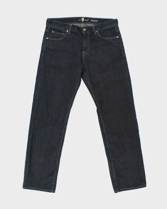 Vintage 2000s For All Man Kind Dark Wash Jeans - W35 L31 made by Rokit