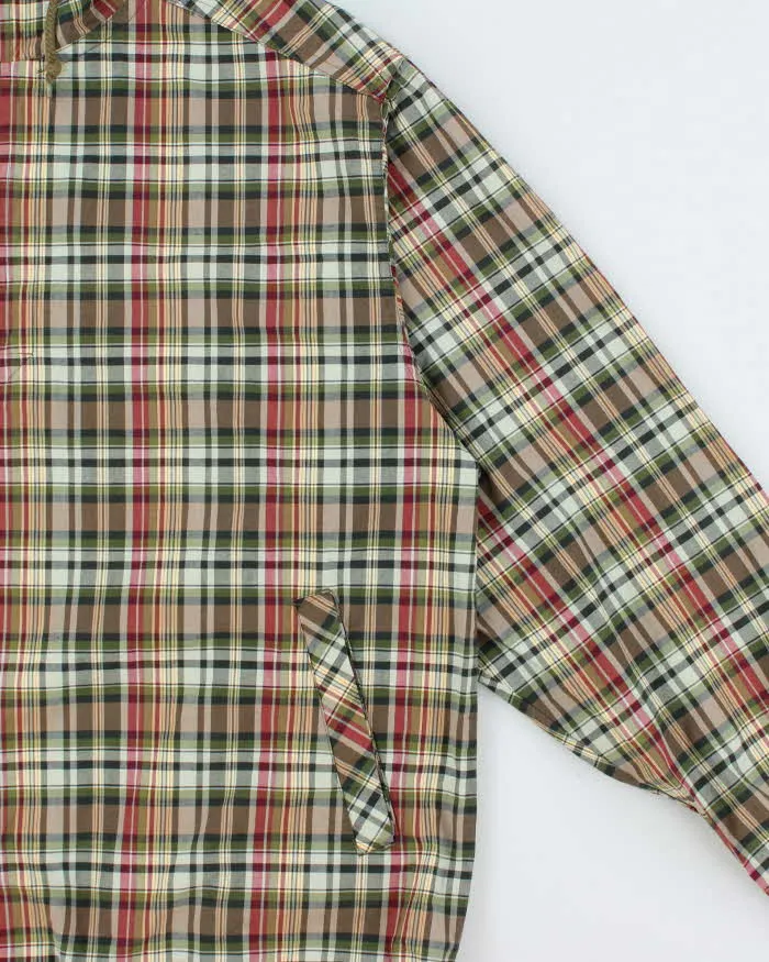 Vintage Eddie Bauer Checked Quarter-zip Oversized Hooded Jacket - M sold by Rokit product image thumbnail 3