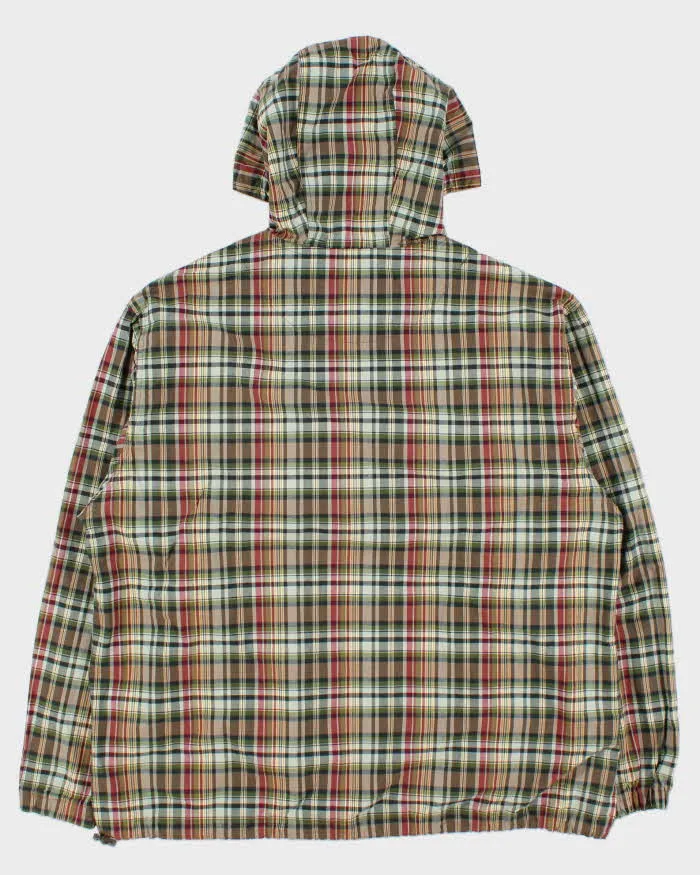 Vintage Eddie Bauer Checked Quarter-zip Oversized Hooded Jacket - M sold by Rokit product image thumbnail 2
