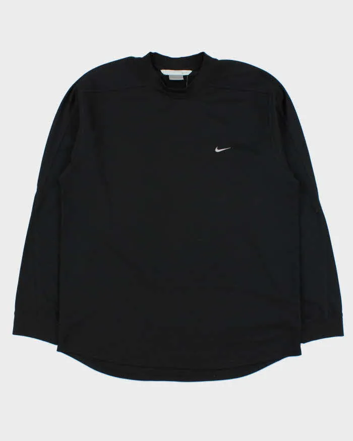 Vintage Y2K 00s Nike Embroidered Long Sleeve Crewneck Active T-Shirt - L sold by Rokit