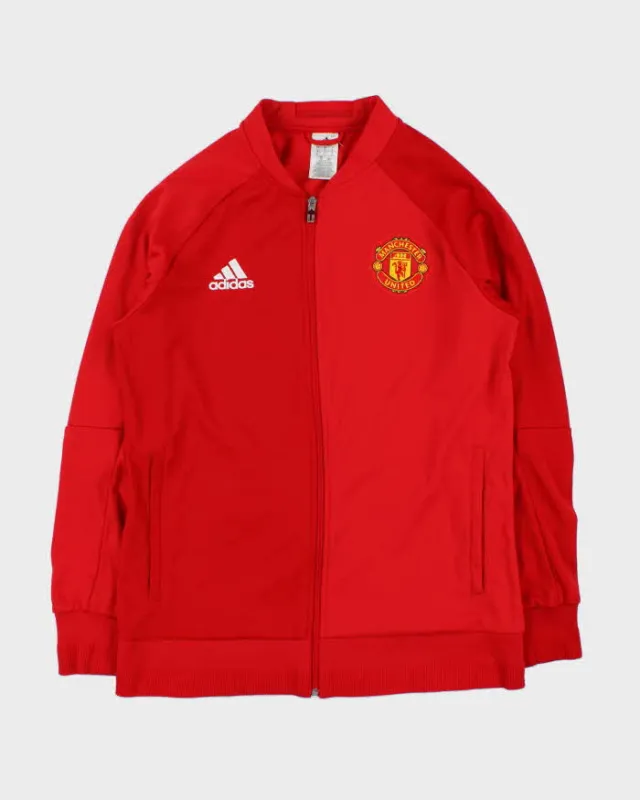 Vintage 2015-16 Adidas Manchester United FC Two-Tone Football Track Jacket - L made by Adidas