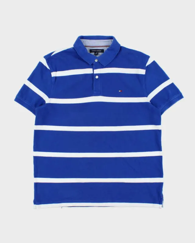 Vintage Tommy Hilfiger Striped Classic Short Sleeve Polo Shirt - L made by Tommy Hilfiger