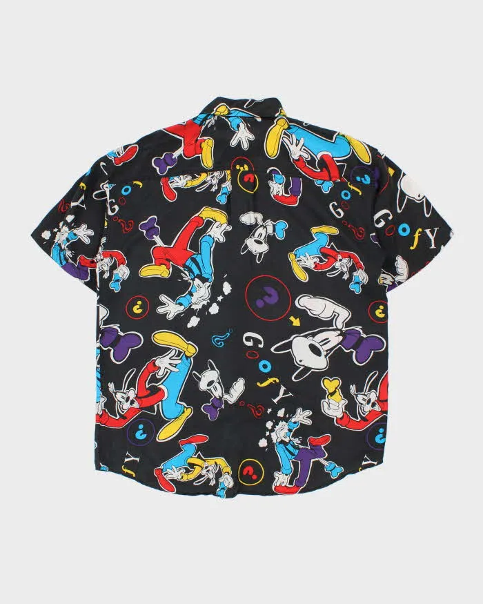 Vintage 1990s Disney Mickey Unlimited Goofy Silk Graphic Short Sleeve Shirt - L sold by Rokit product image thumbnail 2