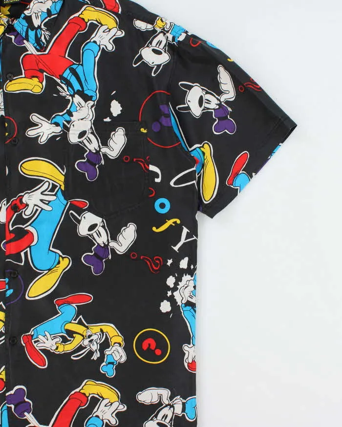 Vintage 1990s Disney Mickey Unlimited Goofy Silk Graphic Short Sleeve Shirt - L sold by Rokit product image thumbnail 3