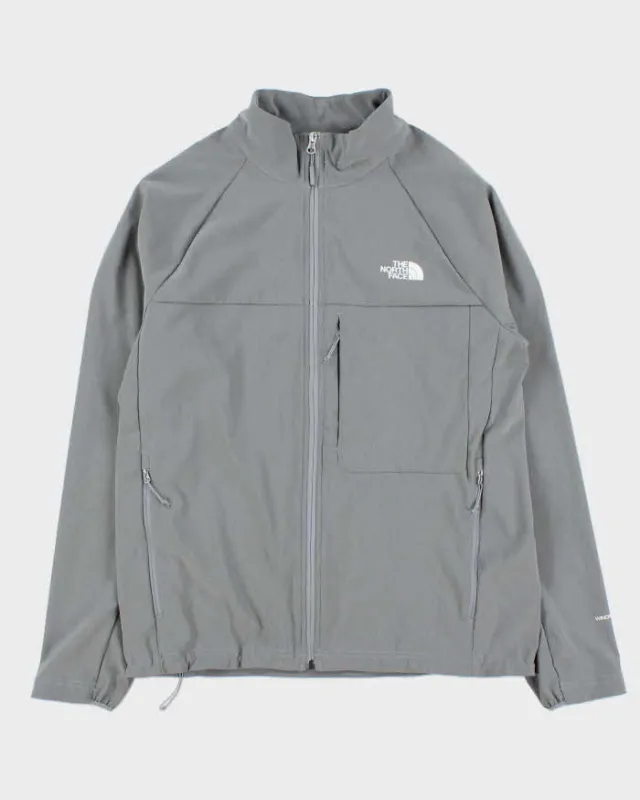 Vintage The North Face Marl Grey Soft Shell WindWall Jacket - L made by The North Face