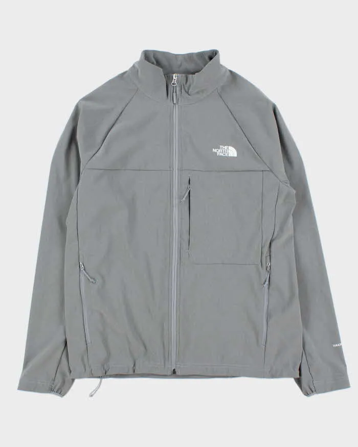 Vintage The North Face Marl Grey Soft Shell WindWall Jacket - L sold by Rokit