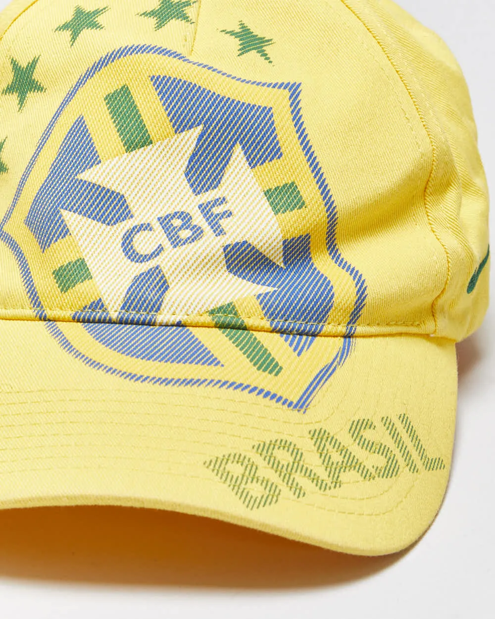Vintage Y2K 00s Nike Brasil CBF Futebol Canvas Baseball Cap - OS sold by Rokit product image thumbnail 3