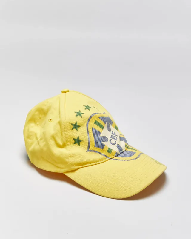 Vintage Y2K 00s Nike Brasil CBF Futebol Canvas Baseball Cap - OS made by Nike