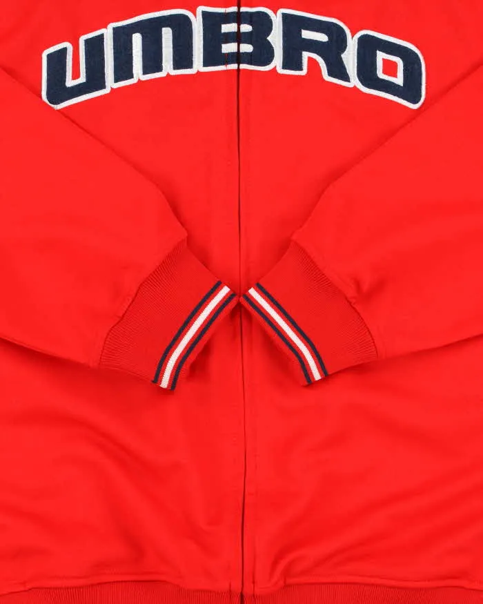 Vintage Y2K 00s Umbro Patch Spell-Out Track Jacket - L sold by Rokit product image thumbnail 4