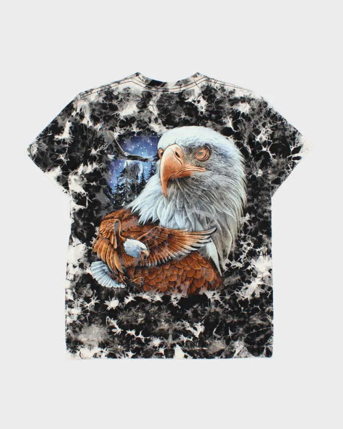 Vintage Rock Eagle Tie-Dye Heavyweight Crewneck T-Shirt - M sold by Rokit product image thumbnail 2