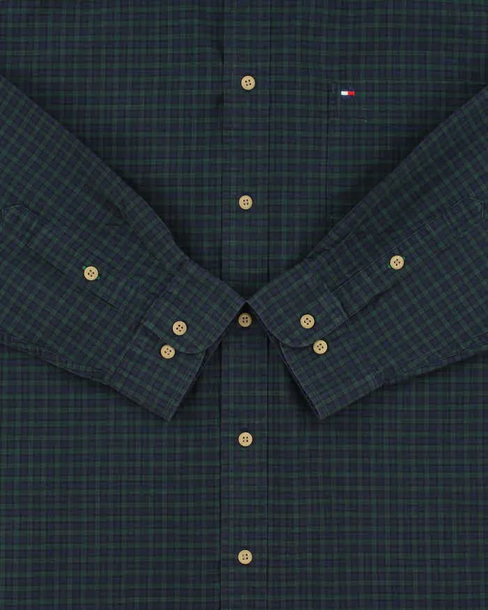 Vintage Y2K 00s Tommy Hilfiger Classic Tartan Long Sleeve Shirt - XL sold by Rokit product image thumbnail 4