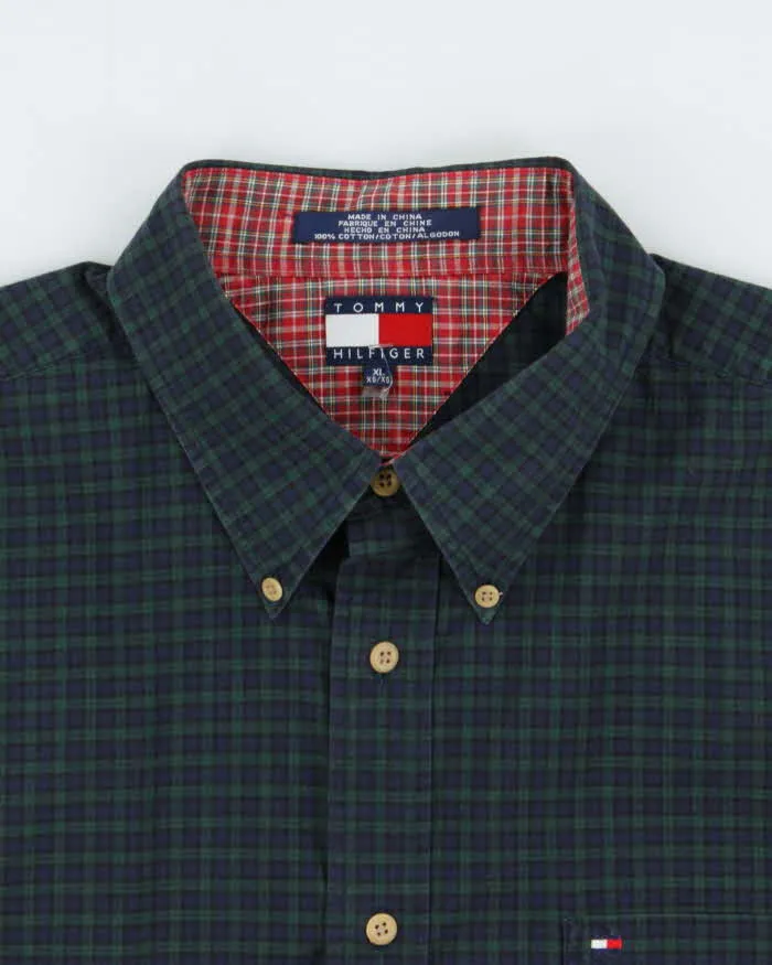 Vintage Y2K 00s Tommy Hilfiger Classic Tartan Long Sleeve Shirt - XL sold by Rokit product image thumbnail 5