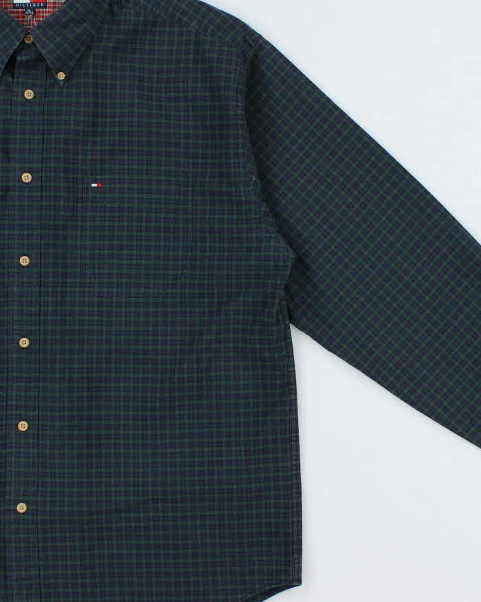 Vintage Y2K 00s Tommy Hilfiger Classic Tartan Long Sleeve Shirt - XL sold by Rokit product image thumbnail 3