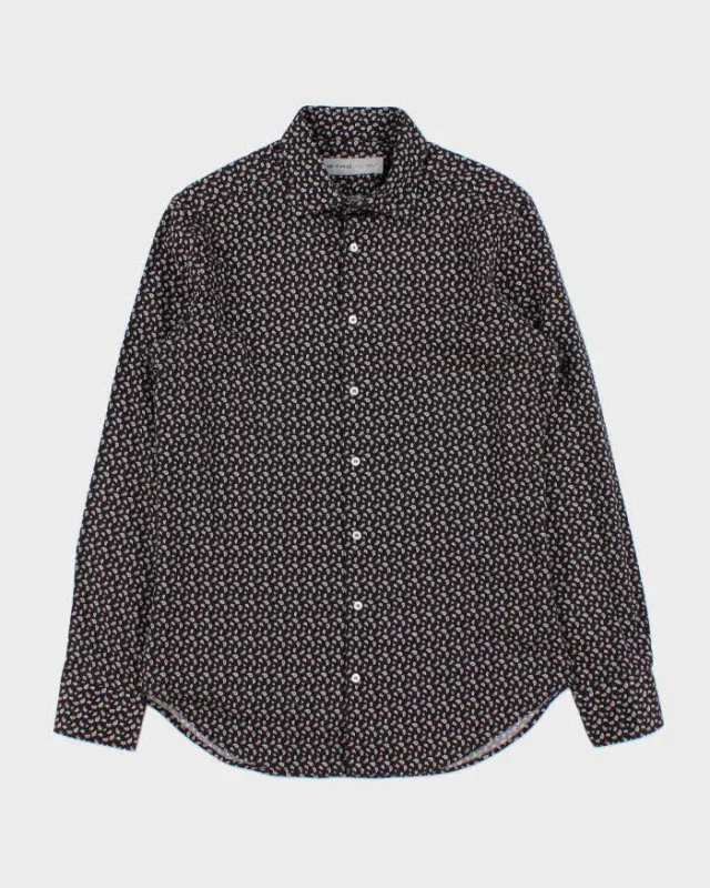 Vintage Y2K 00s Etro Classic Paisley Print Long Sleeve Shirt - M made by Rokit