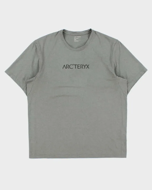 Arc'teryx Cryptochrome 'Remige Word' Crewneck Hiking T-Shirt - M made by Arc'teryx