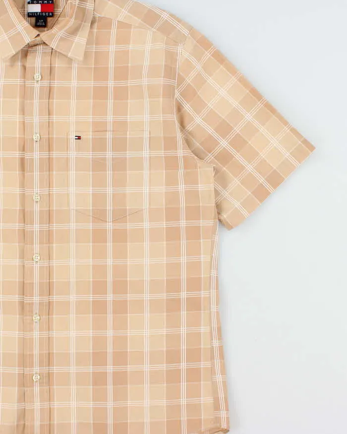 Vintage Y2K 00s Tommy Hilfiger Plaid Check Short Sleeve Shirt - M sold by Rokit product image thumbnail 3