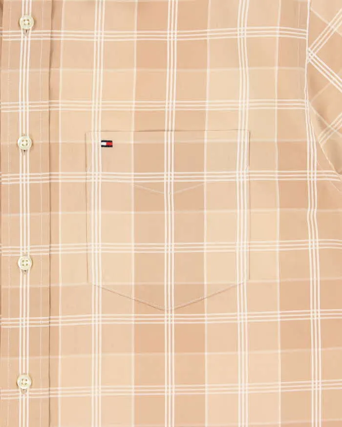 Vintage Y2K 00s Tommy Hilfiger Plaid Check Short Sleeve Shirt - M sold by Rokit product image thumbnail 4