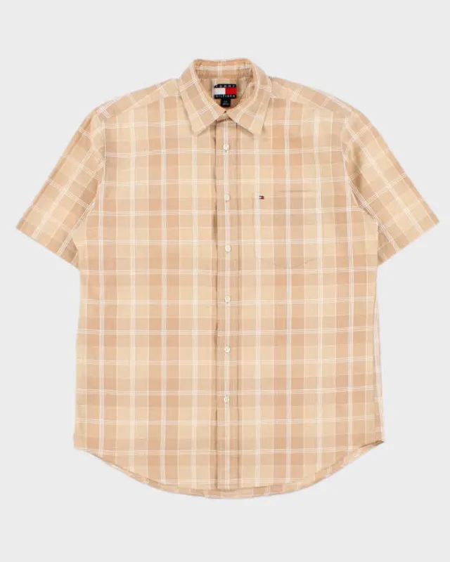 Vintage Y2K 00s Tommy Hilfiger Plaid Check Short Sleeve Shirt - M made by Tommy Hilfiger