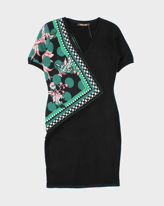 Vintage 2000s Roberto Cavalli Knit Mini Dress - M sold by Rokit